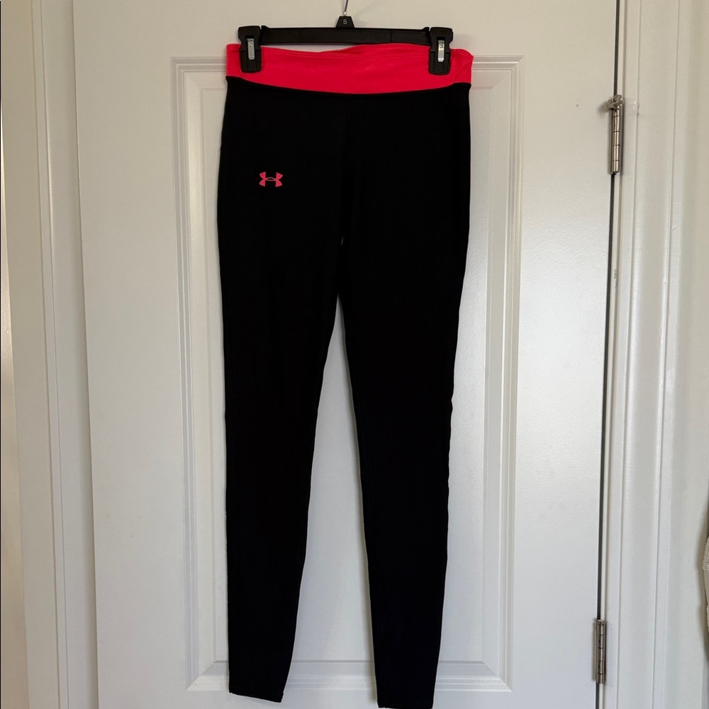 Under Armour Black and Hot Pink Leggings